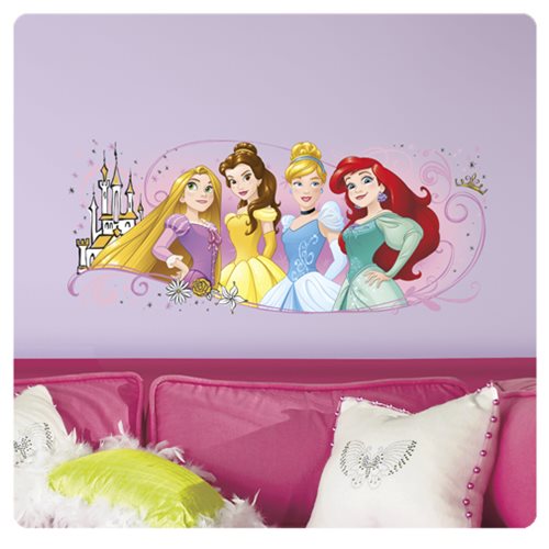 Disney Princess Friendship Adventures Peel and Stick Giant Wall Graphic